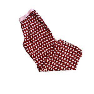 Joe Boxer Women's Red & White Penguin Print Pajama Pants Size M